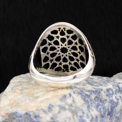 Lapis Lazuli Stone Men's Ring