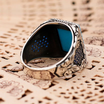 Turquoise Square Stone Ring